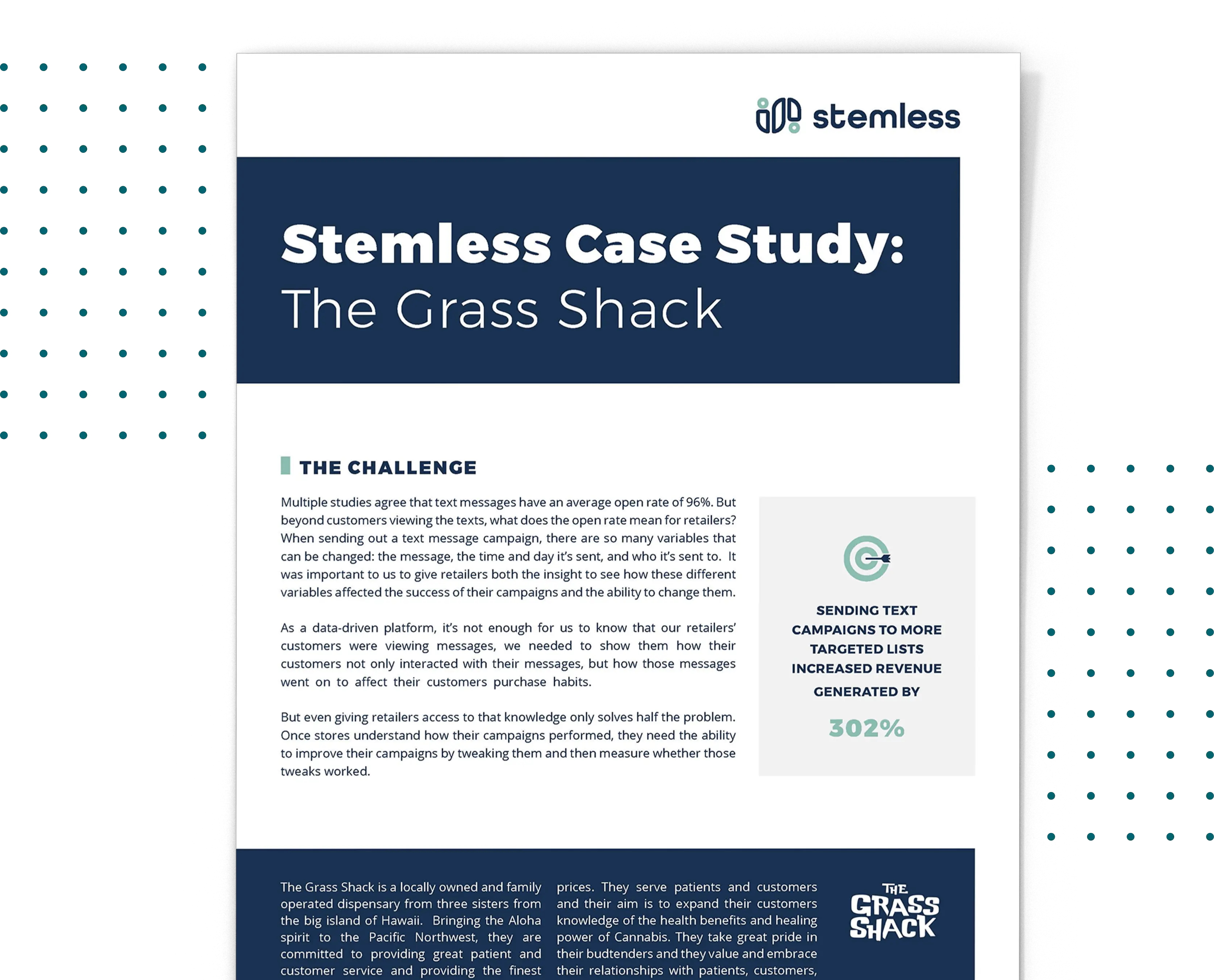 Successful marketing campaigns don’t just happen. Grass Shack case study shows that market segmentation theory speaks for itself with sms text messaging platform