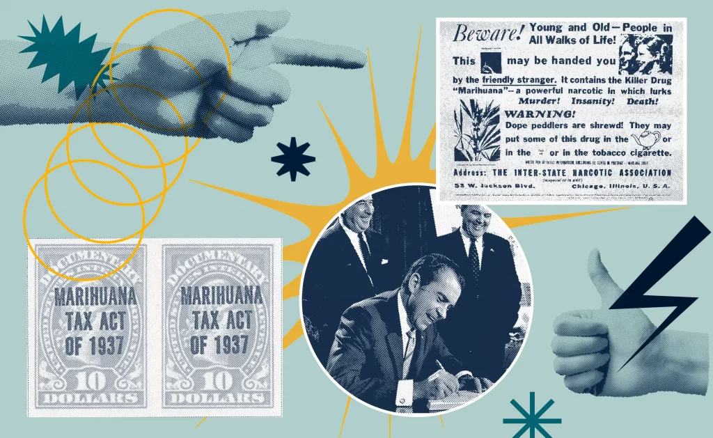 a collage of events concerning tennessee cannabis laws